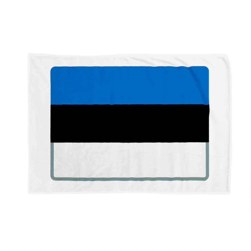 お絵かき屋さんのエストニアの国旗 Blanket