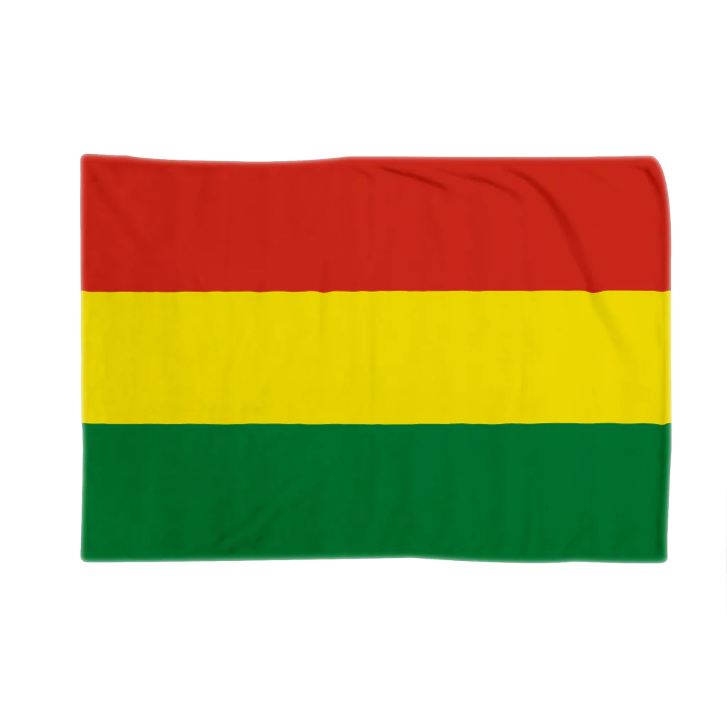 お絵かき屋さんのボリビアの国旗 ブランケット
