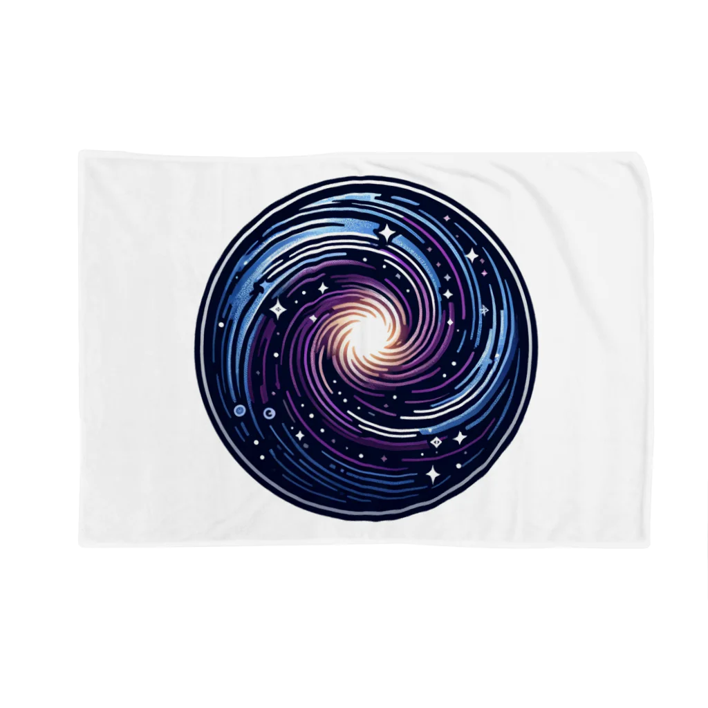 宇宙の神秘グッズ販売所のエンブレム(ギャラクシー) Blanket