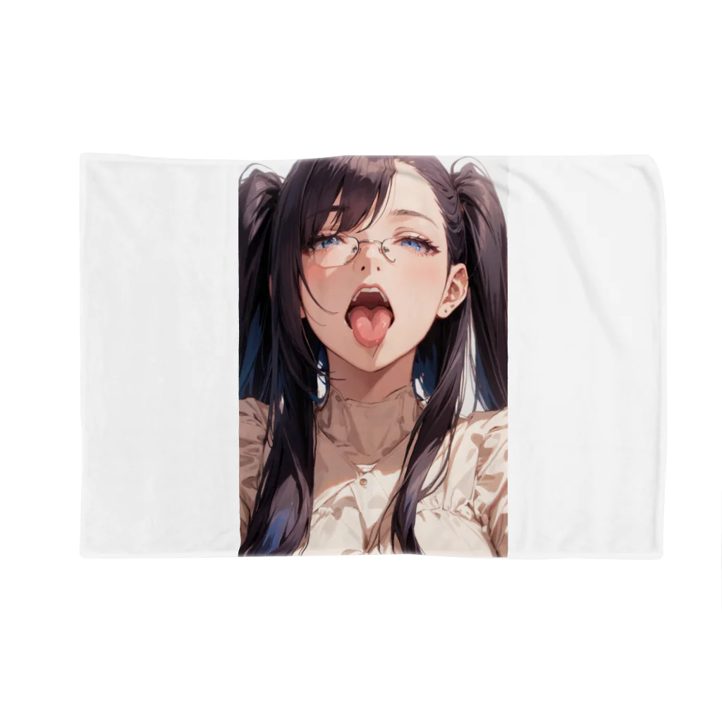 美少女学院の黒髪美少女　美鈴ちゃんメガネ Blanket