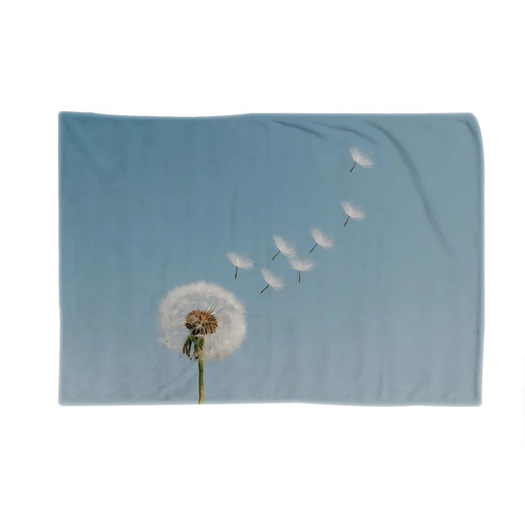 Leomatsuraのたんぽぽの綿毛 Blanket