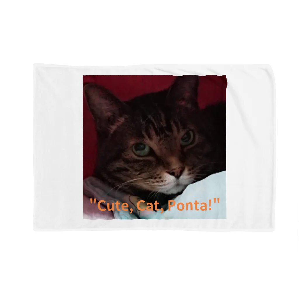 yuo1040yamato Soraの"cute. Cat. Ponta!" Blanket