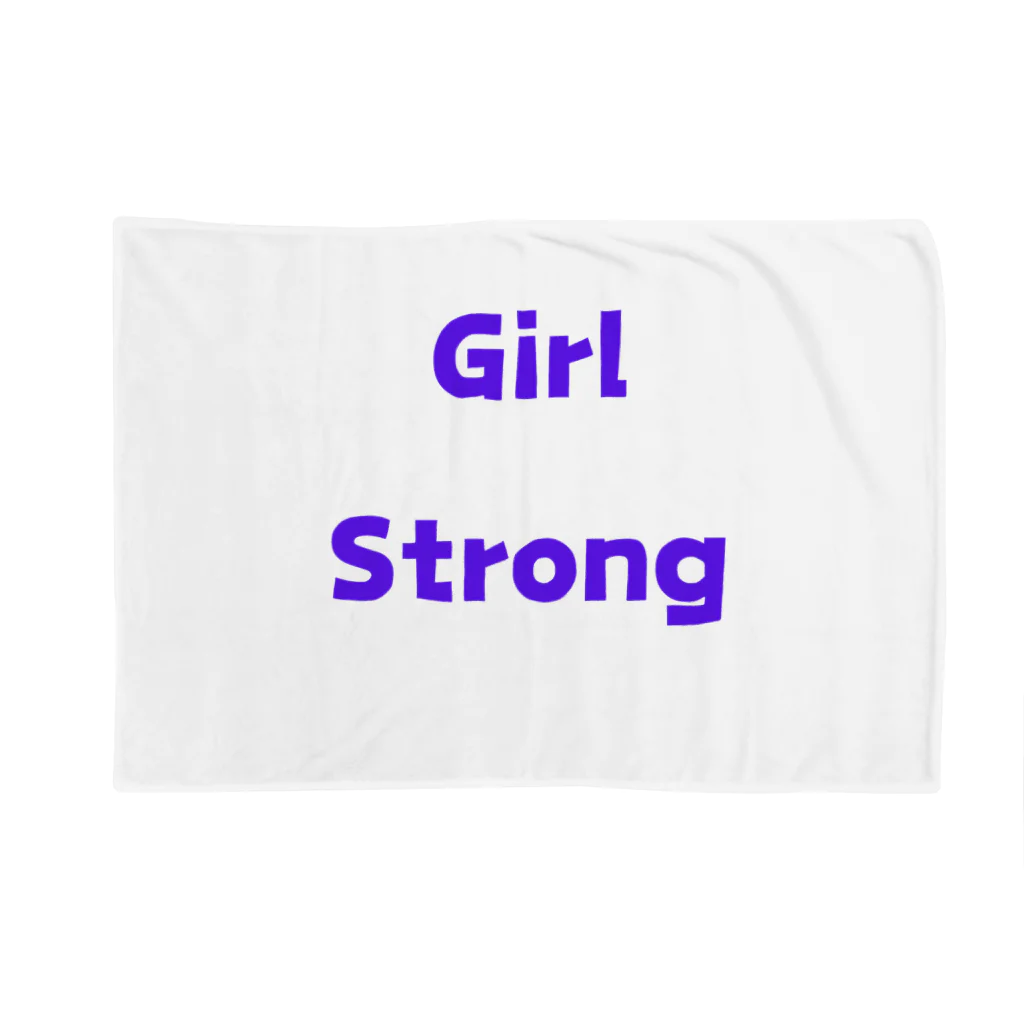 あい・まい・みぃのGirl Strong-強い女性を表す言葉 ブランケット