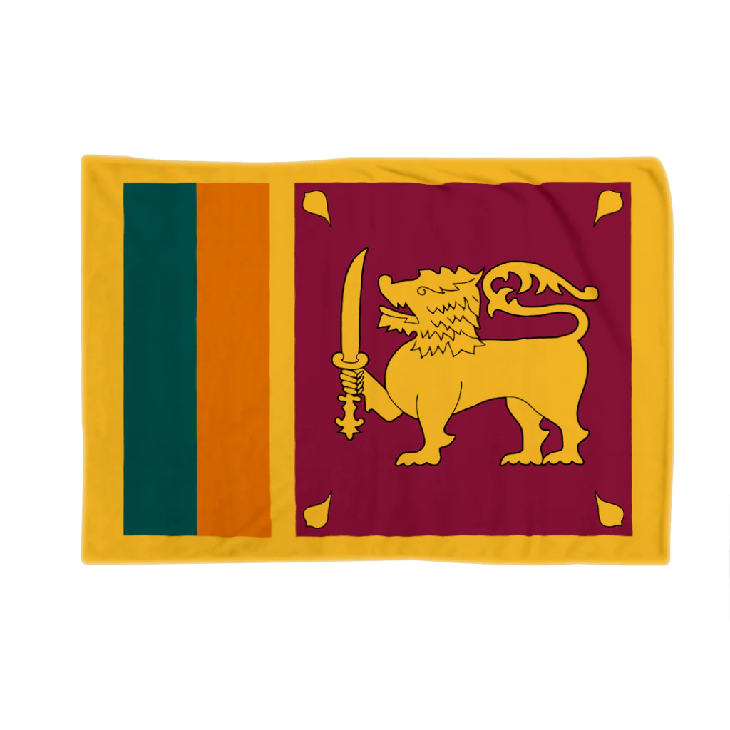 お絵かき屋さんのスリランカの国旗 ブランケット