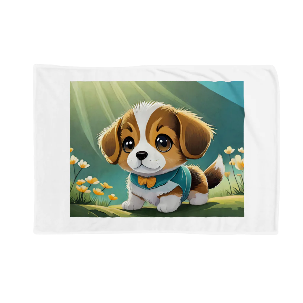 InkCraftsのかわいい子犬 Blanket