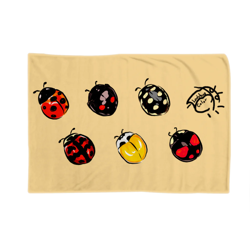 Ladybugcolorのテントウ大集合！ ブランケット