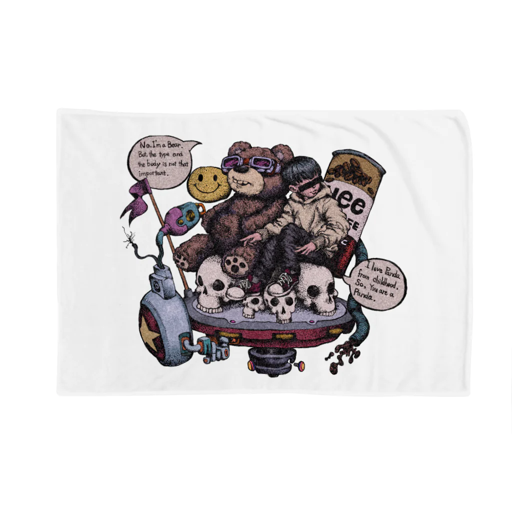 山崎 達也のAre you bear?（カラー） Blanket