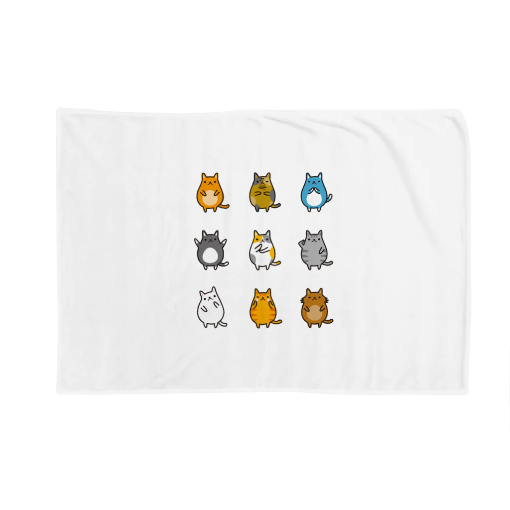 hiropo3のねこズ Blanket