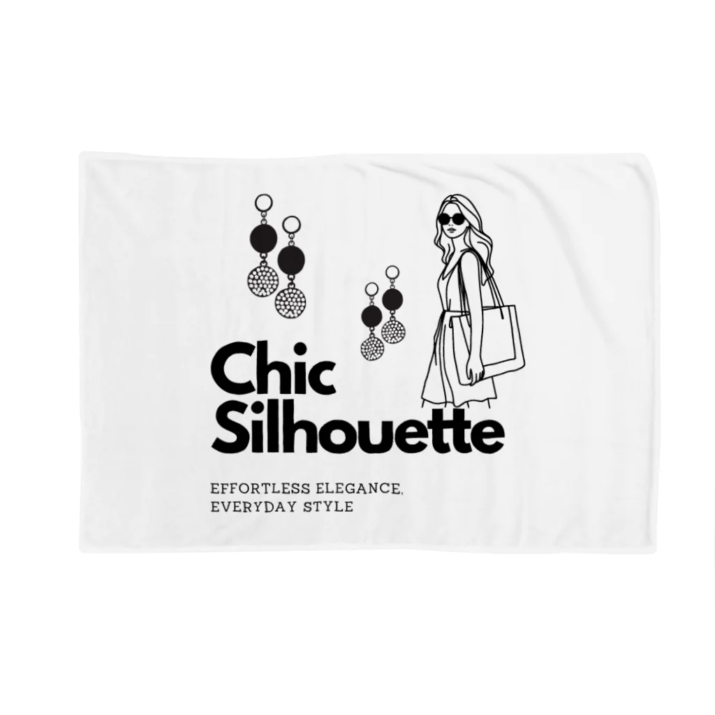 CHIBE86のChic Silhouette Blanket