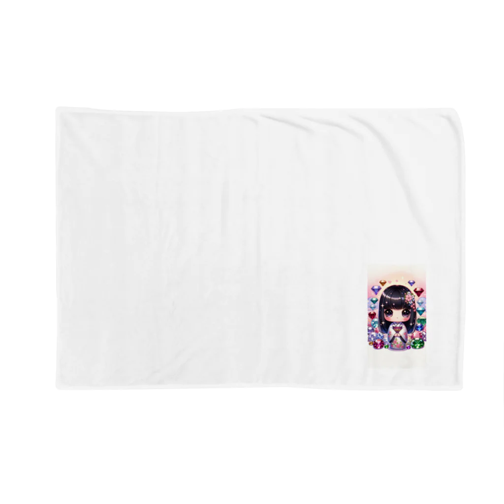 ぷぷオレンジのkokeshi dolls Blanket