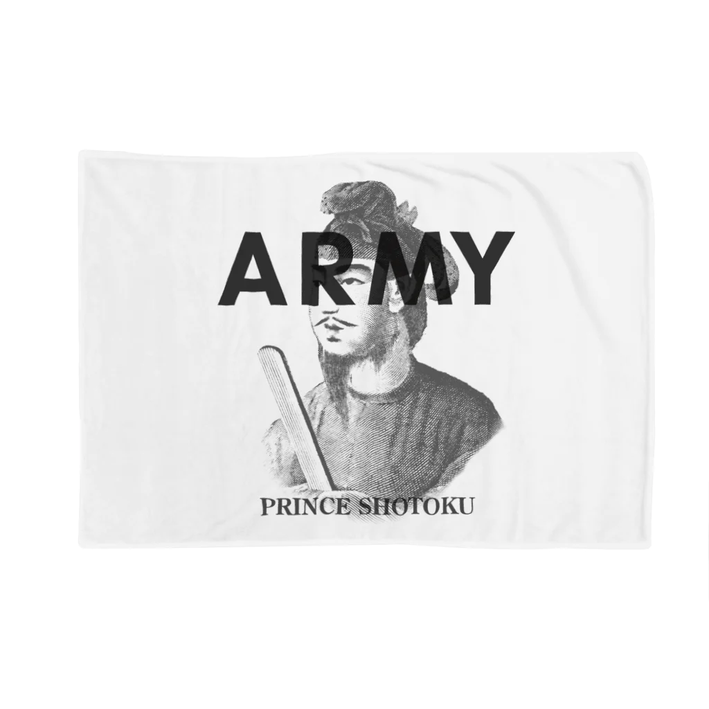 部屋とデニムとわたしのU.S.ARMYな聖徳太子さん Blanket