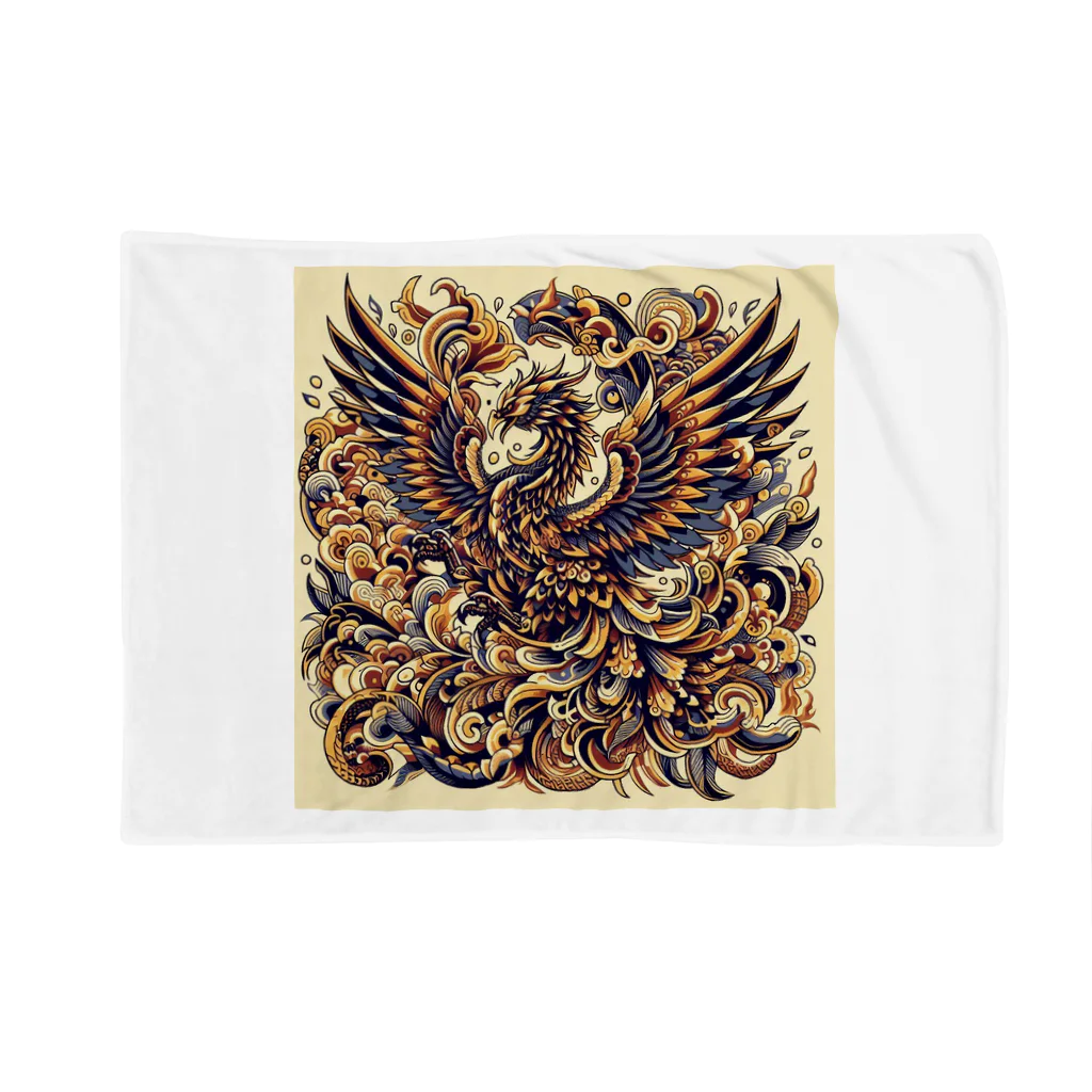 shoma7007の和柄　鳳凰 Blanket