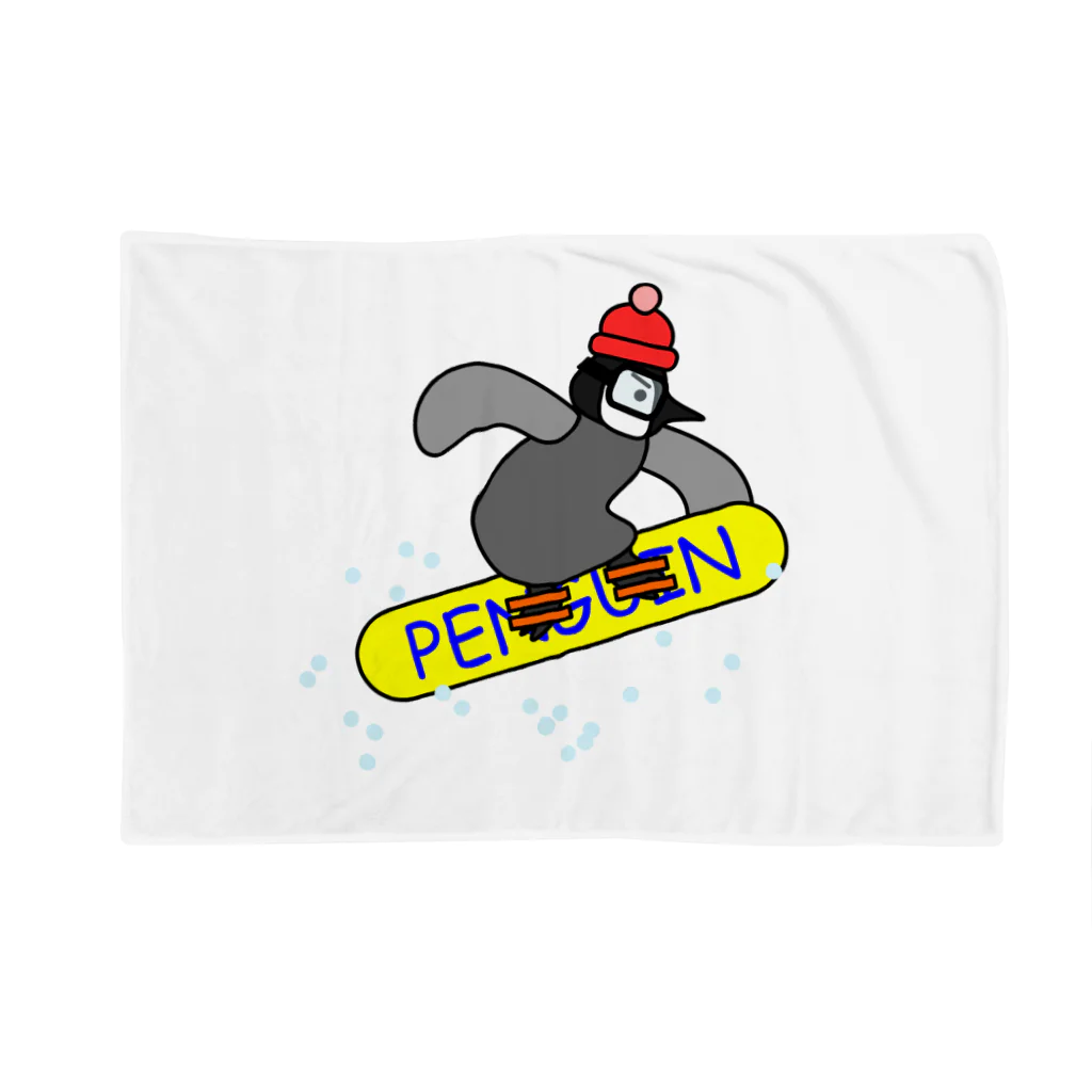 J's Mart 2ndのスノボペンギン Blanket