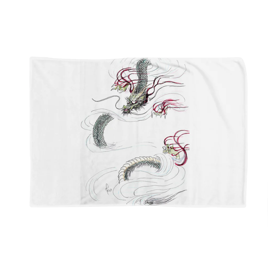 AnomaliA-Nachiの和風ドラゴン　Japanese Dragon Blanket