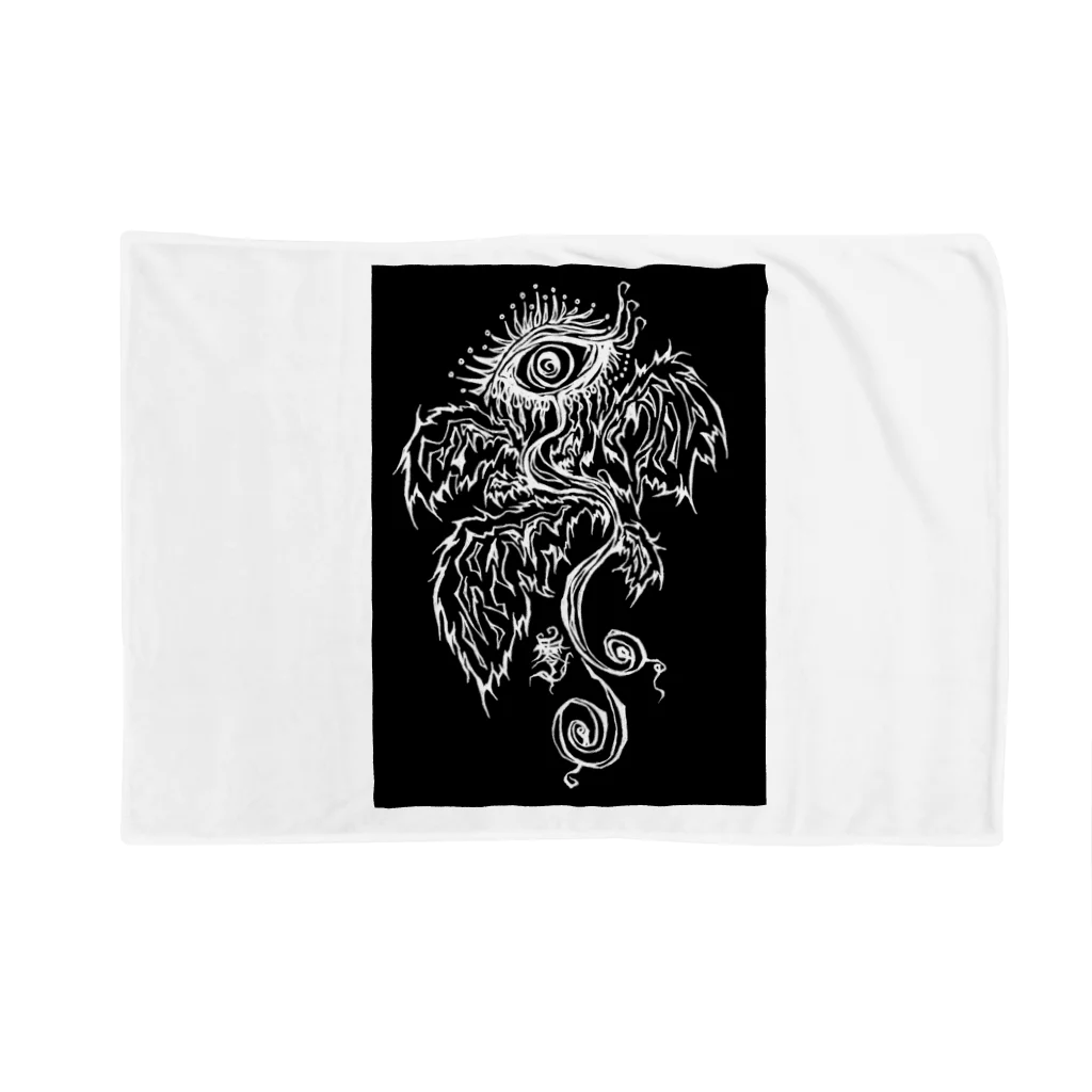 LUNARHOLIC STOREの「露悪の、その先へ」（黒） Blanket