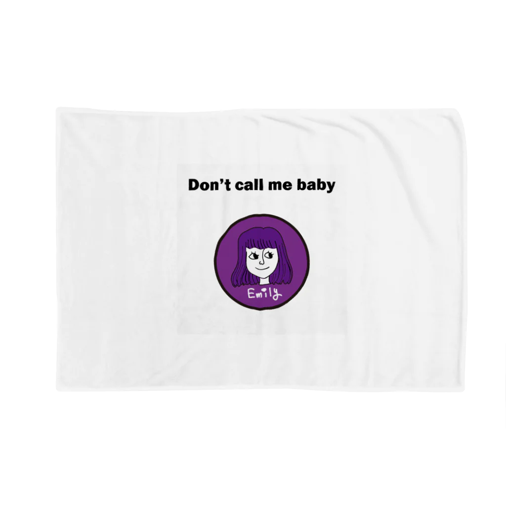 エミリーひとり雑貨部のDon't call me baby Blanket