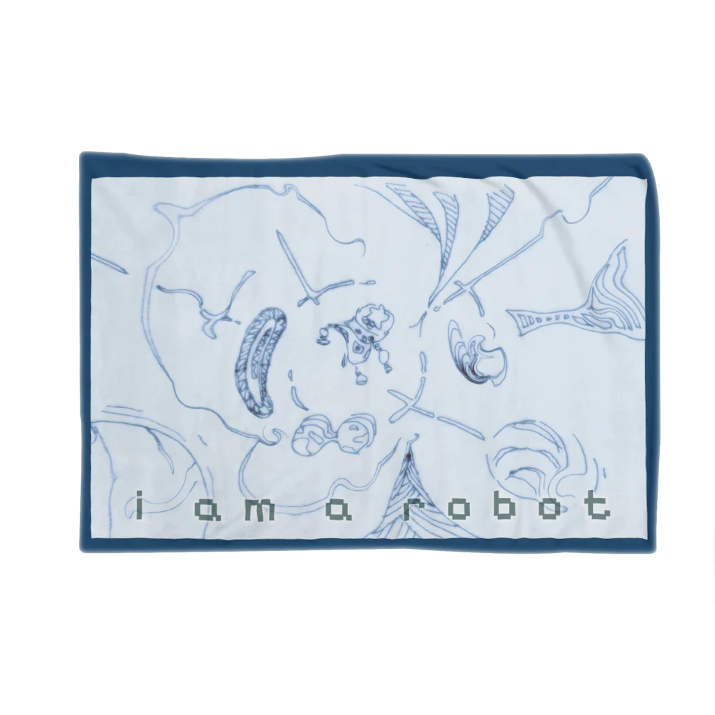 3ko4baSHOPのi am a robot Ⅱ Blanket