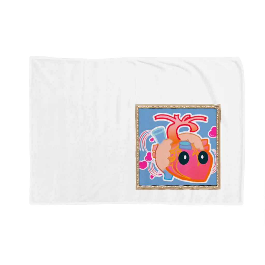 MedicalKUNの心臓くん★解剖シリーズ★ほっこり Blanket