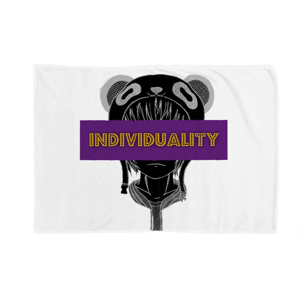 鐘真庵 SUZURI店のIndividuality Blanket