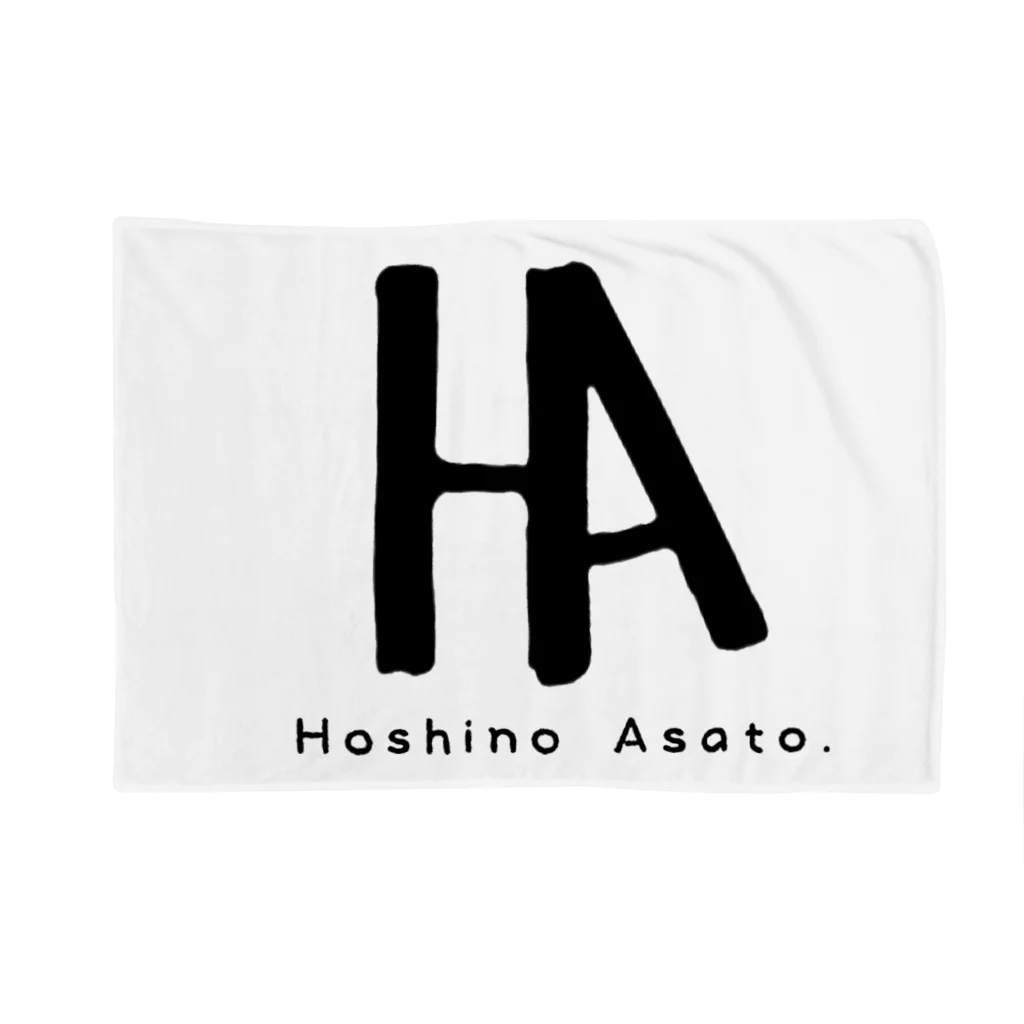 Hoshino Asato.のロゴ達 ブランケット