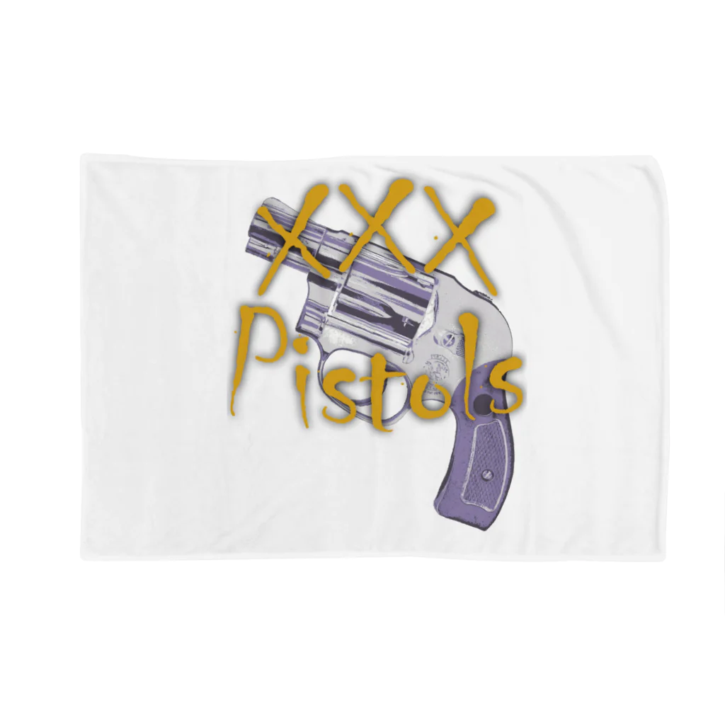 鐘真庵suzuri店のXXXpistols Blanket