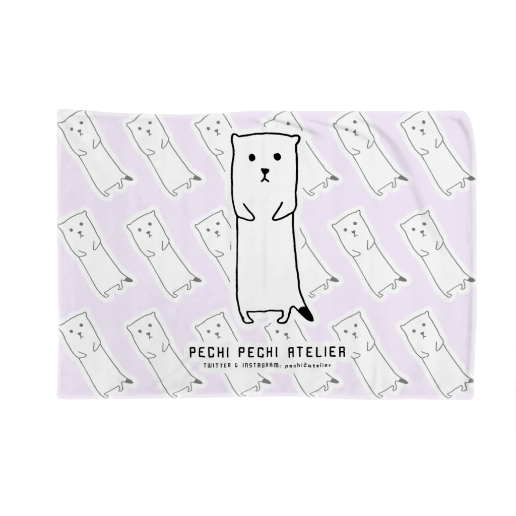 ぺちぺち工房 Pechi Pechi Atelierのおこじょがいっぱい Blanket