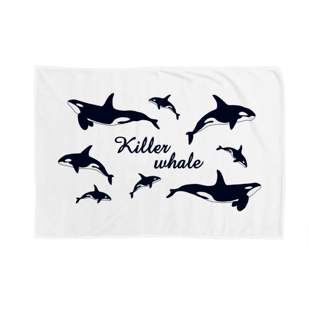 キッズモード某のKiller whale ブランケット