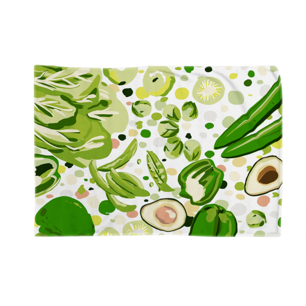 LuckySunnyDaySTOREのGreen vegetables  ブランケット