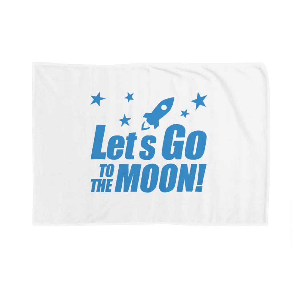 【仮想通貨】ADKグッズ専門店 のLet's go to the Moon! ブランケット