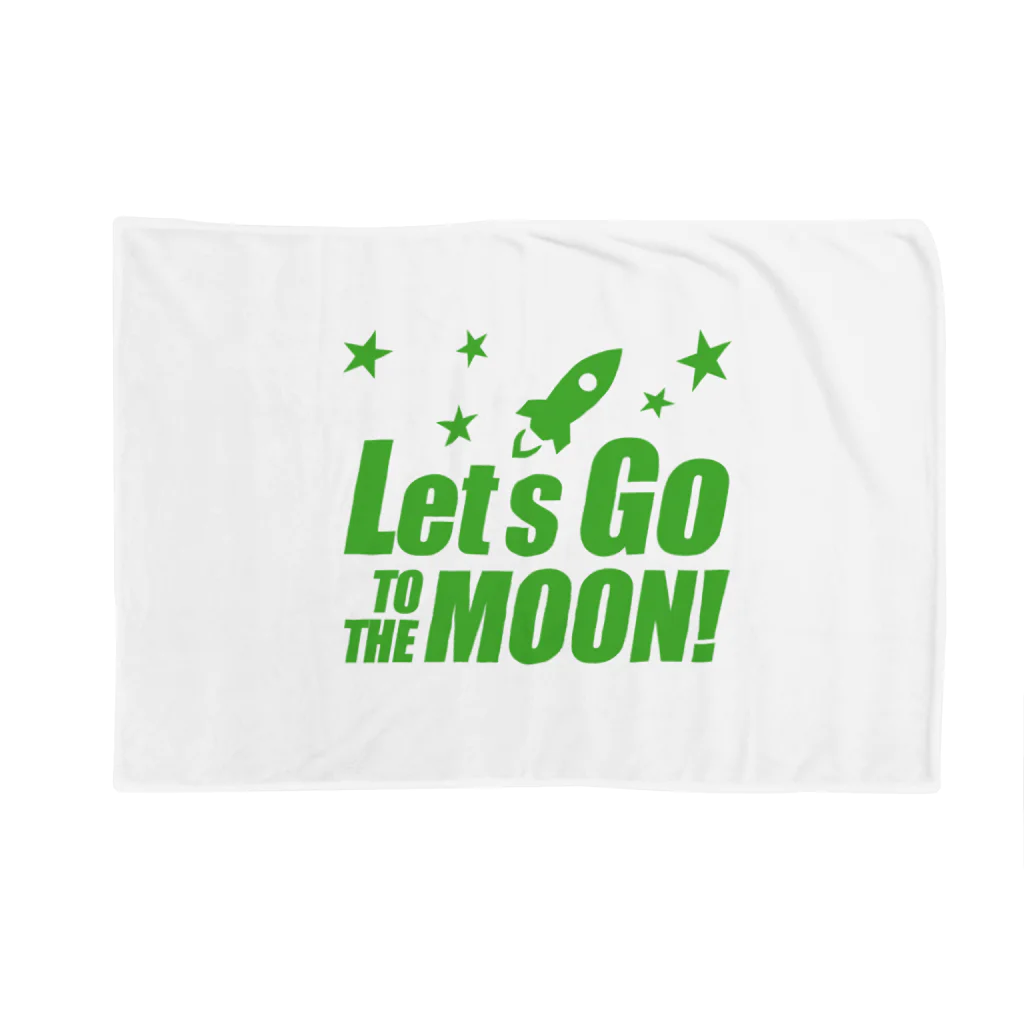 【仮想通貨】ADKグッズ専門店 のLet's go to the moon! ブランケット