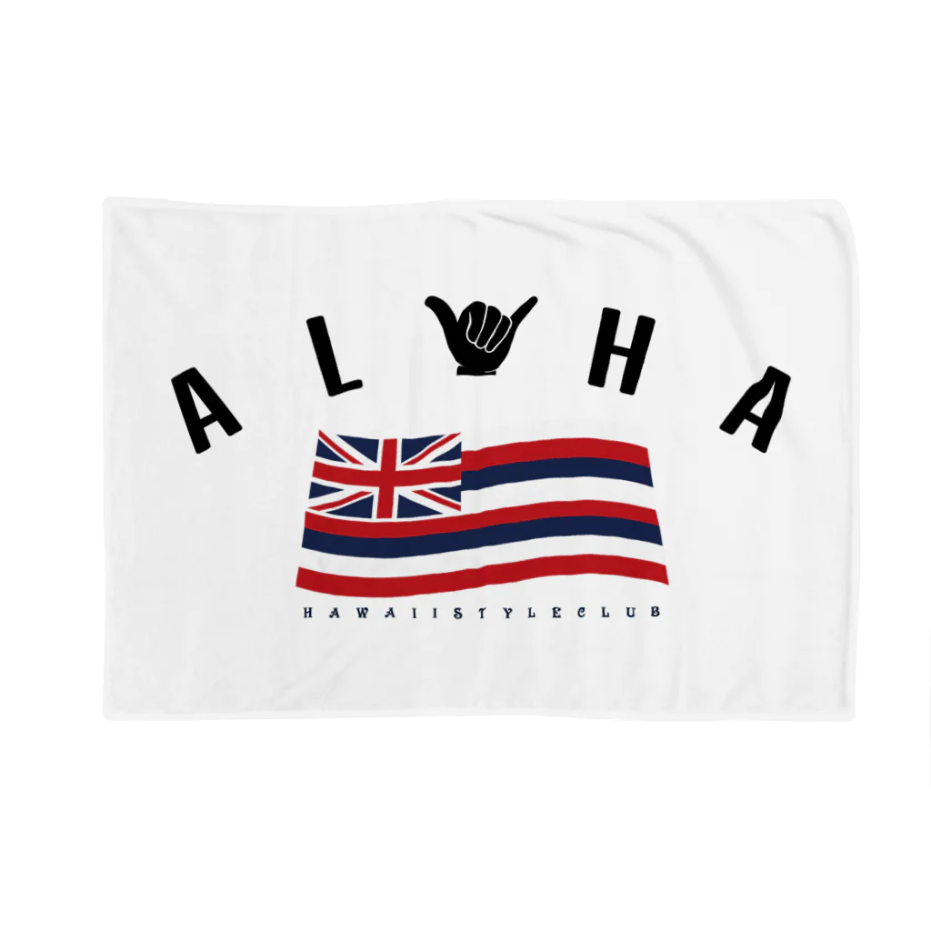 ハワイスタイルクラブのAloha Flag ブランケット