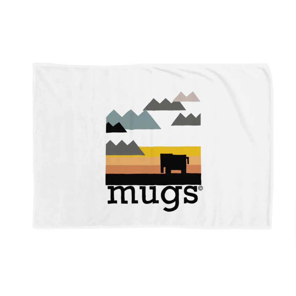 mugsの大平原のゾウ Blanket