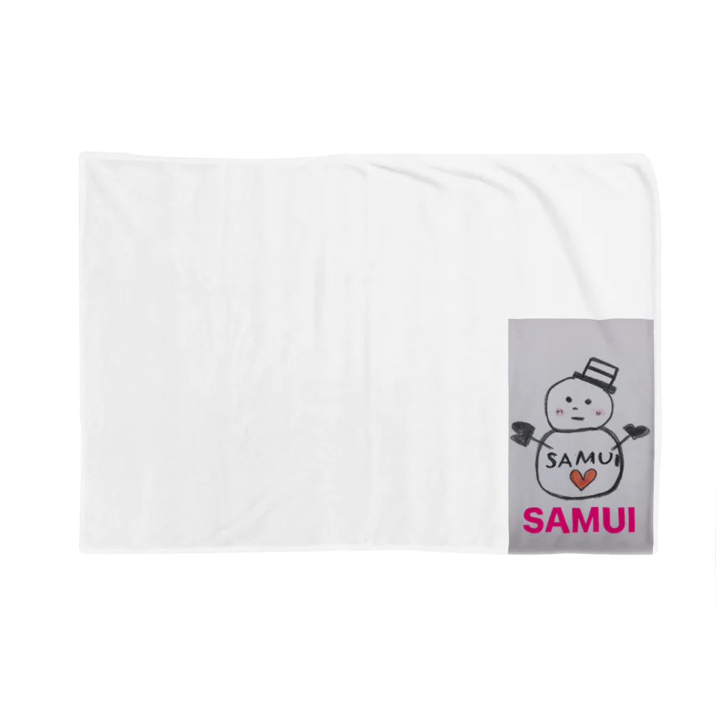 somiki100239の寒がり雪だるま Blanket