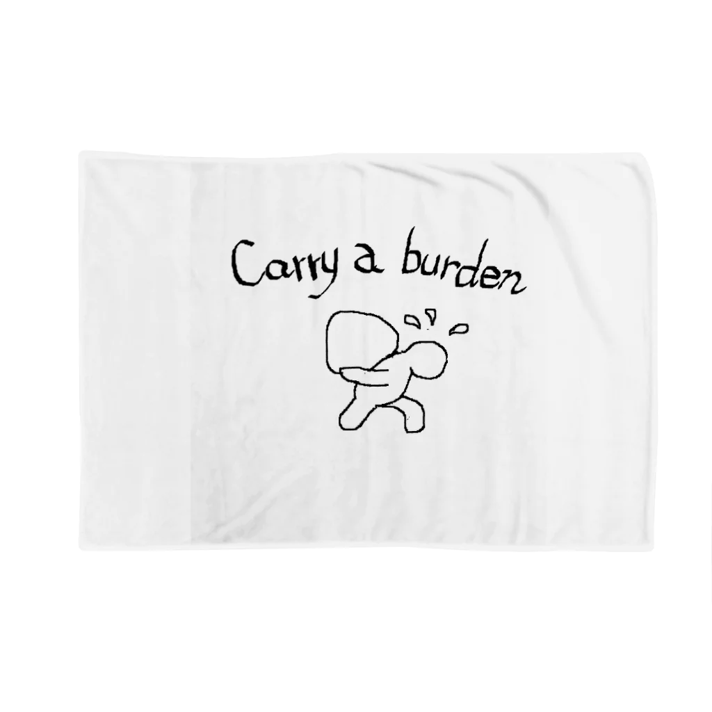 momo310のcarry a burden Blanket