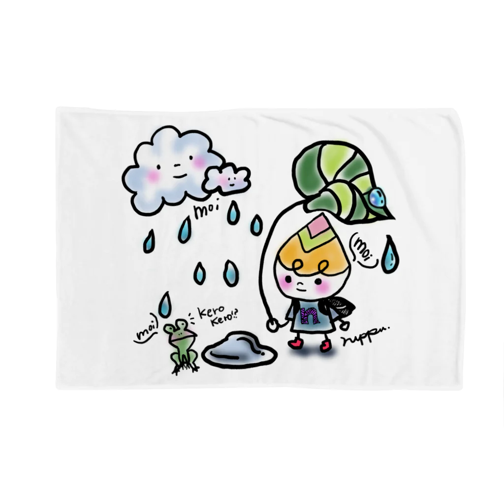 nuppuのTsubomiちゃん　雨も大好きシリーズ　W Blanket