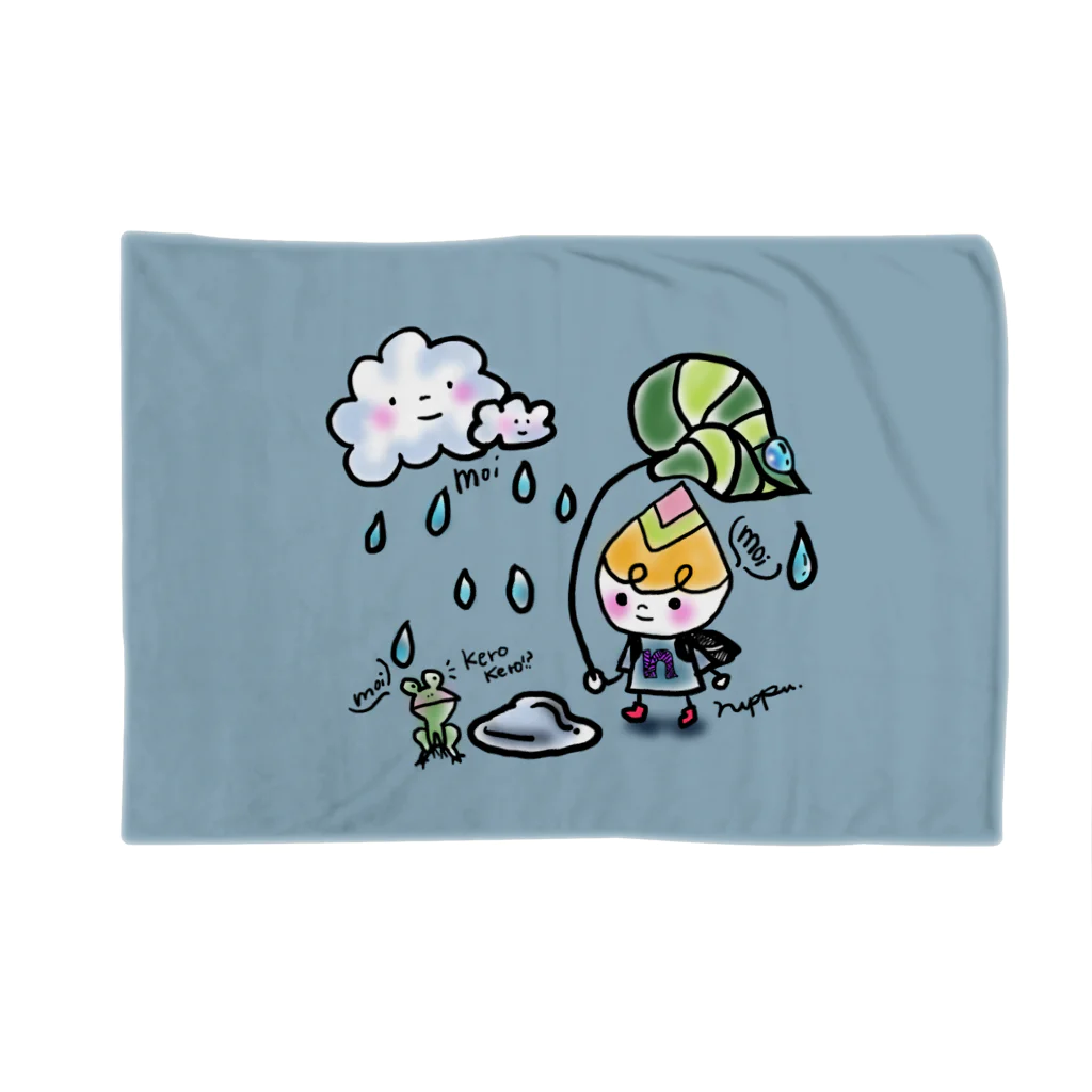 nuppuのTsubomiちゃん　雨も大好きシリーズ　B Blanket