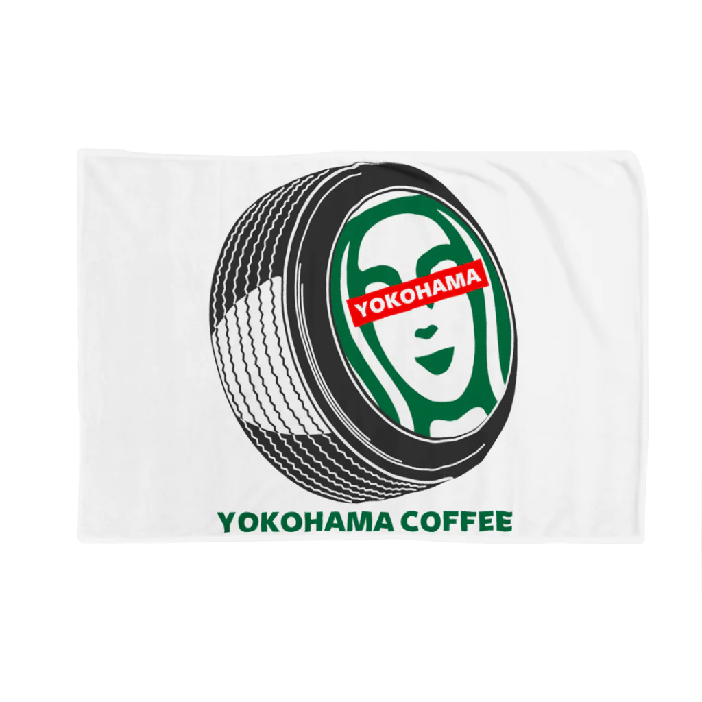 moCoのYOKOHAMA COFFEE ブランケット