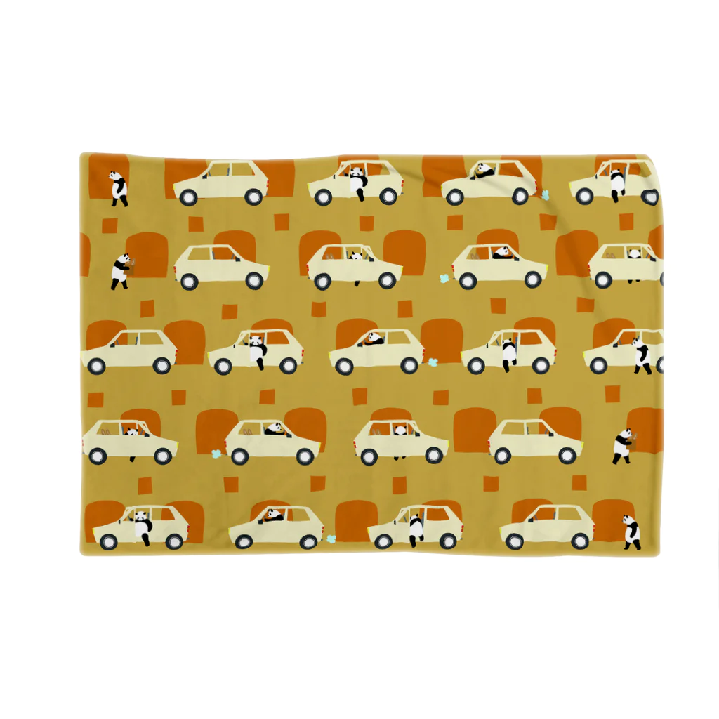 陽魚　YantotoのPanda Panda Pan ベージュ2 Blanket