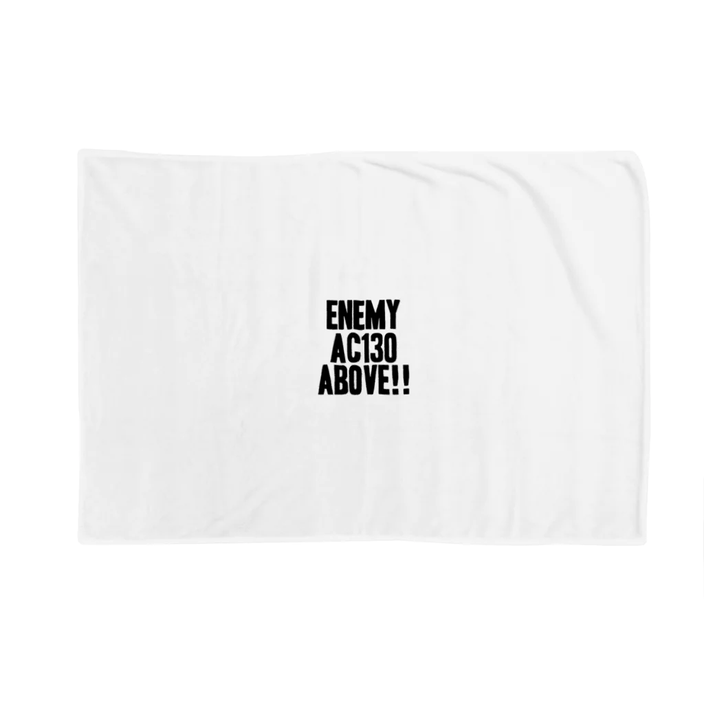 EAA!! Official StoreのEnemy AC130 Above!!（white） Blanket