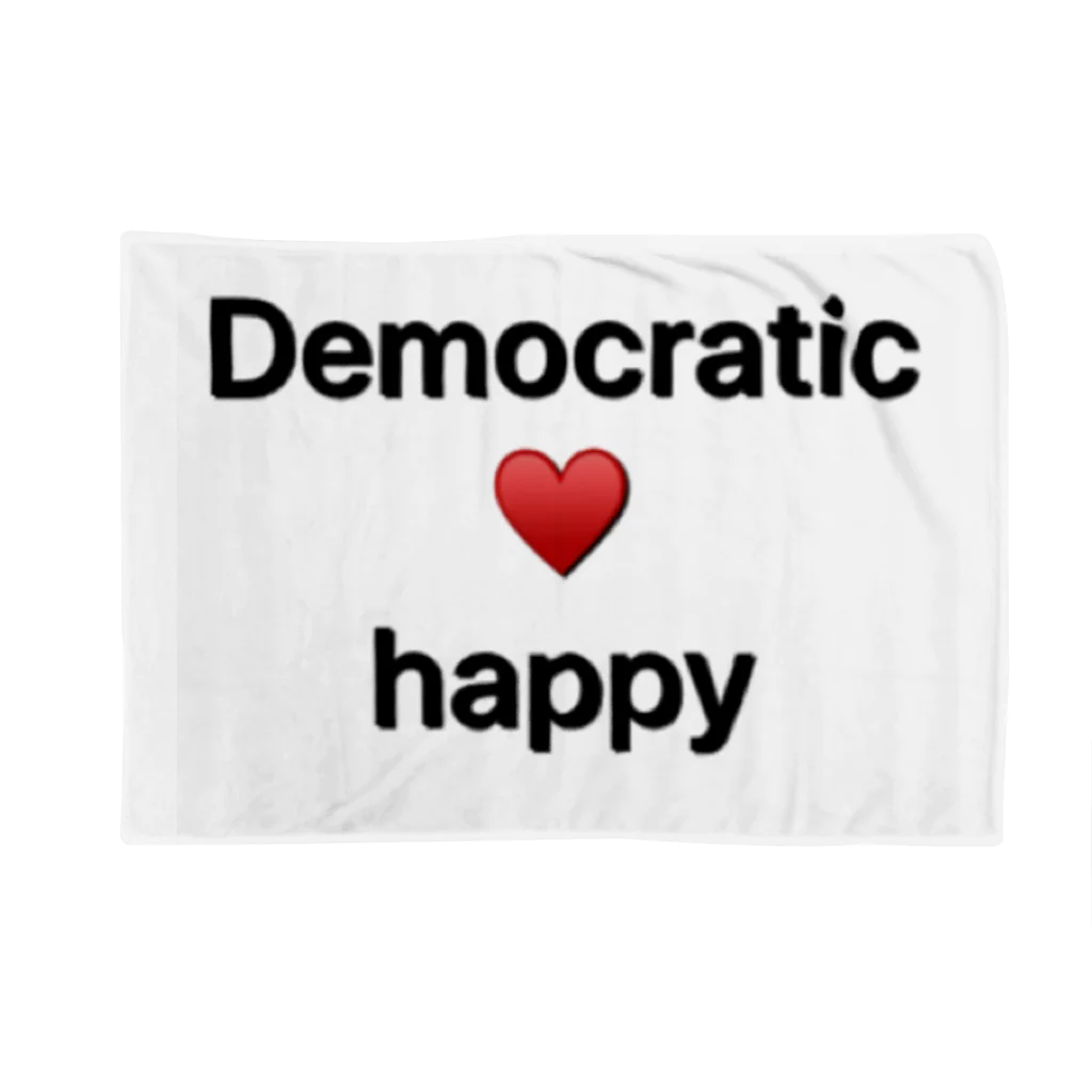 mari_and_cute_baby_bearの Democratic happy Blanket