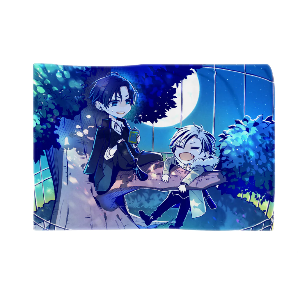 鴉月@LINEスタンプ販売中のraven Blanket