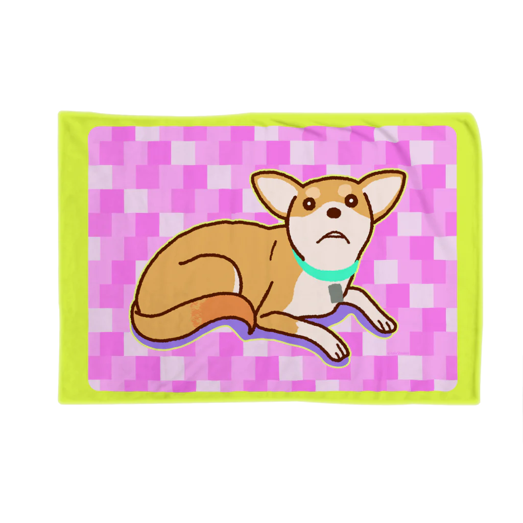 ULI_Tetoのテトさん(犬)ピンク Blanket