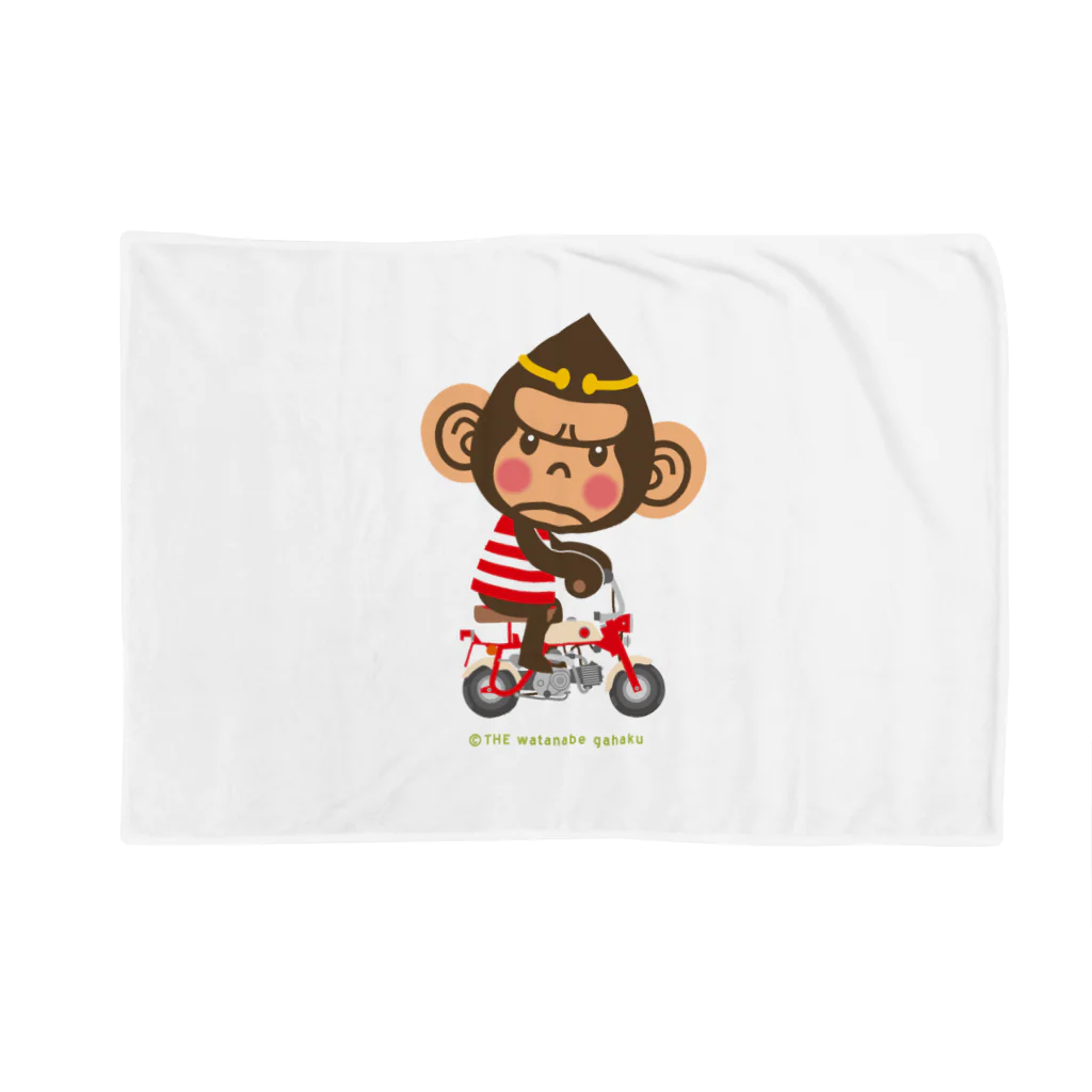 ザ・ワタナバッフルのドングリ頭のチンパンジー”Monkey” Blanket