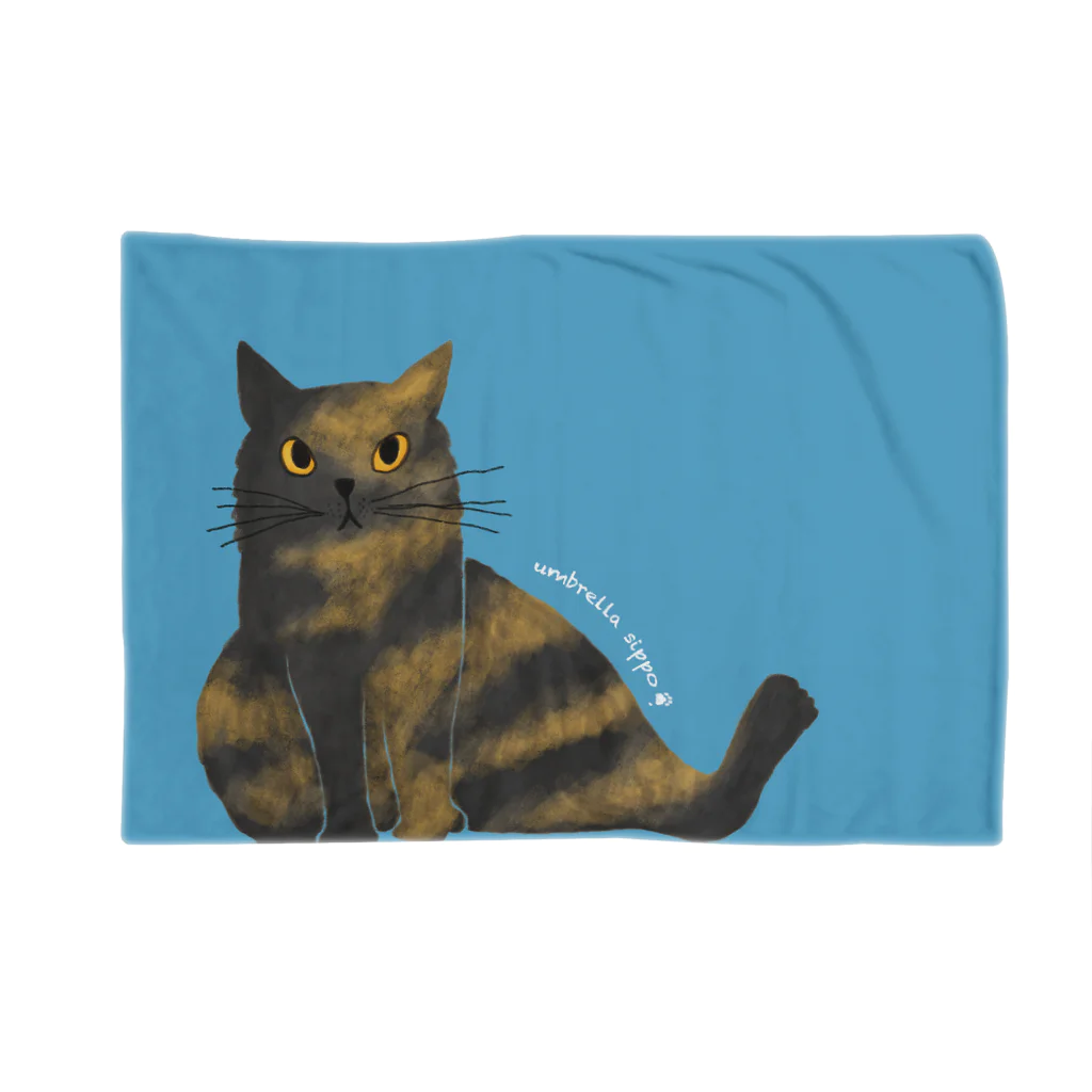 cafe umbrellasippo 〜森の中の小さな家〜のサビ猫のナナちゃん  Blanket