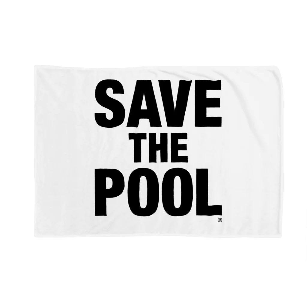 ロッキンプールのSAVE THE POOL ブランケット