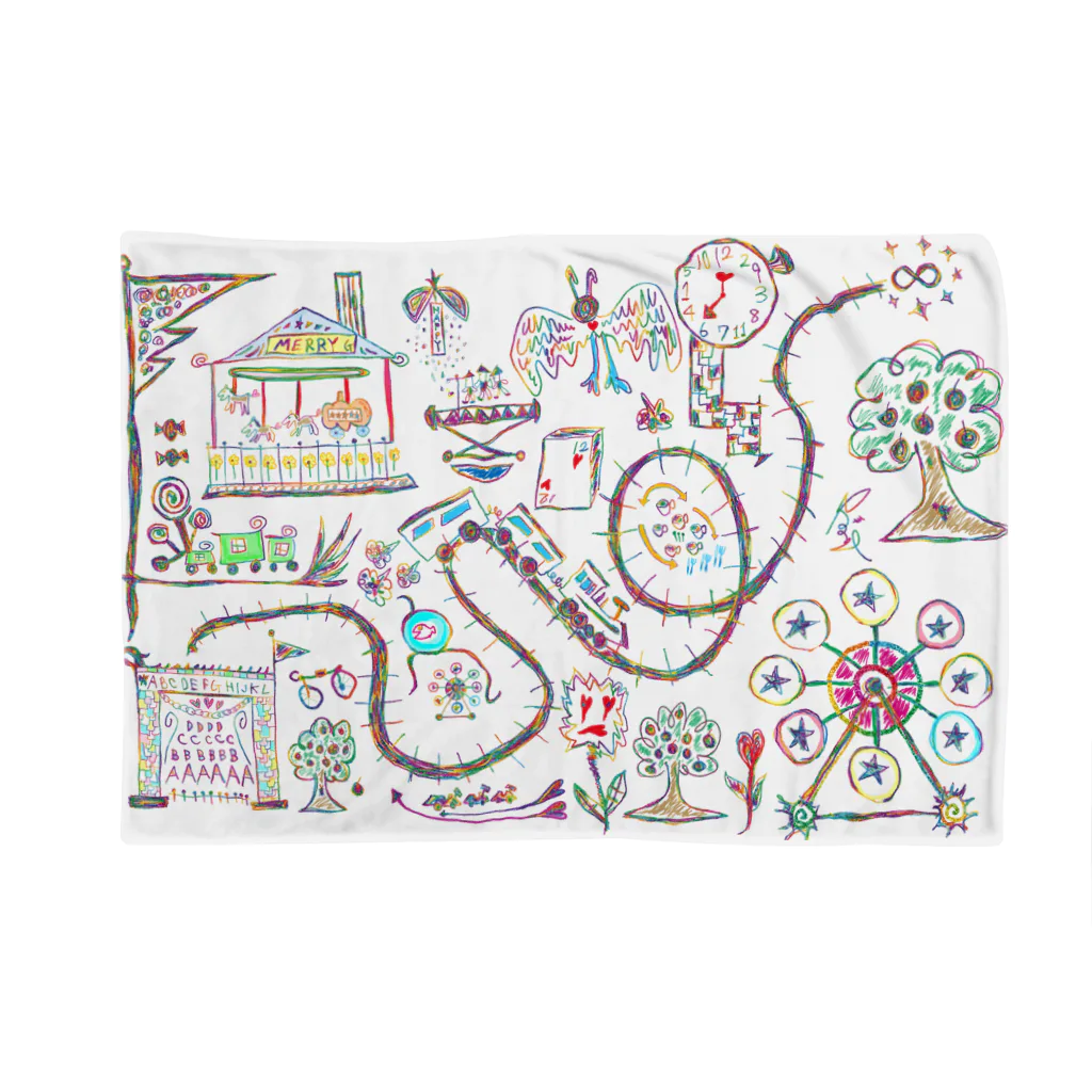 マスター official goodsのテーマパークっぽい Blanket