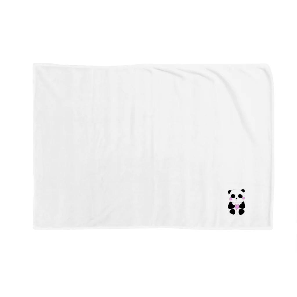 Japanese_NomadのPanda with love  Blanket