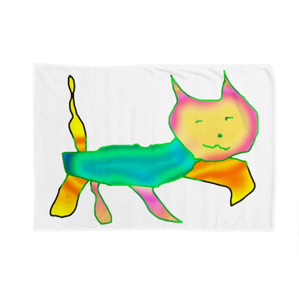 水草の覚醒した 猫マン２ Blanket