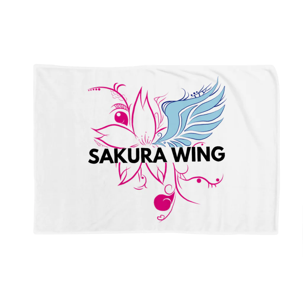 SAKURA WING LLC.のSAKURA WINGnewロゴ ブランケット