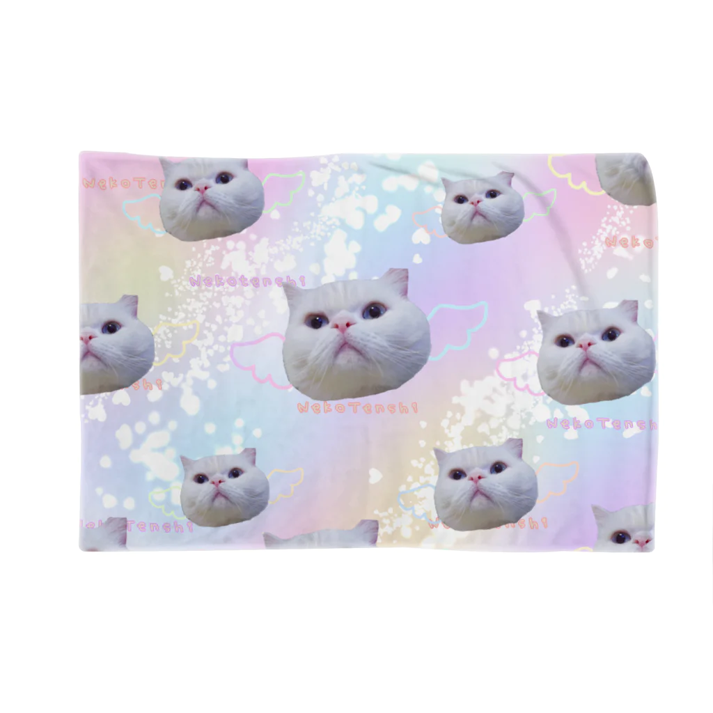 NukoNukoの夢カワイイねこ天使（大群） Blanket